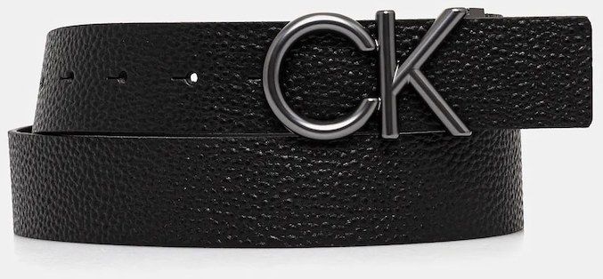 Obojstranný kožený opasok Calvin Klein