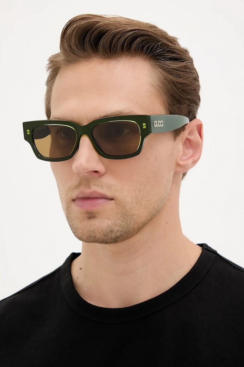 Slnečné okuliare Gucci zelená farba, GG1794S,