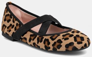 Kožené balerínky Pretty Ballerinas Nicole béžová farba, 52561_002