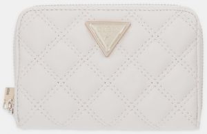 Peňaženka Guess GIULLY dámska, biela farba, SWQG96 73140