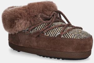 Snehule Moon Boot MB X GIR EVX CHALET MULE FUR hnedá farba, 80D1470120-M062