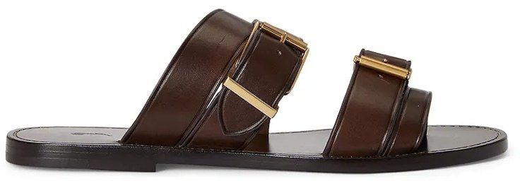 Kožené žabky Polo Ralph Lauren Bkle Slide