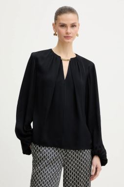 Blúzka Marciano by Guess AMANDA čierna farba, jednofarebná, 6RGH01 7356A