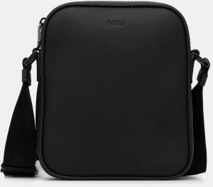 Kožená taška BOSS New Crosstown_M_NS čierna farba, 50557811