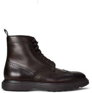 Kožené topánky Polo Ralph Lauren Martl Bro Bt hnedá farba, 811974131001