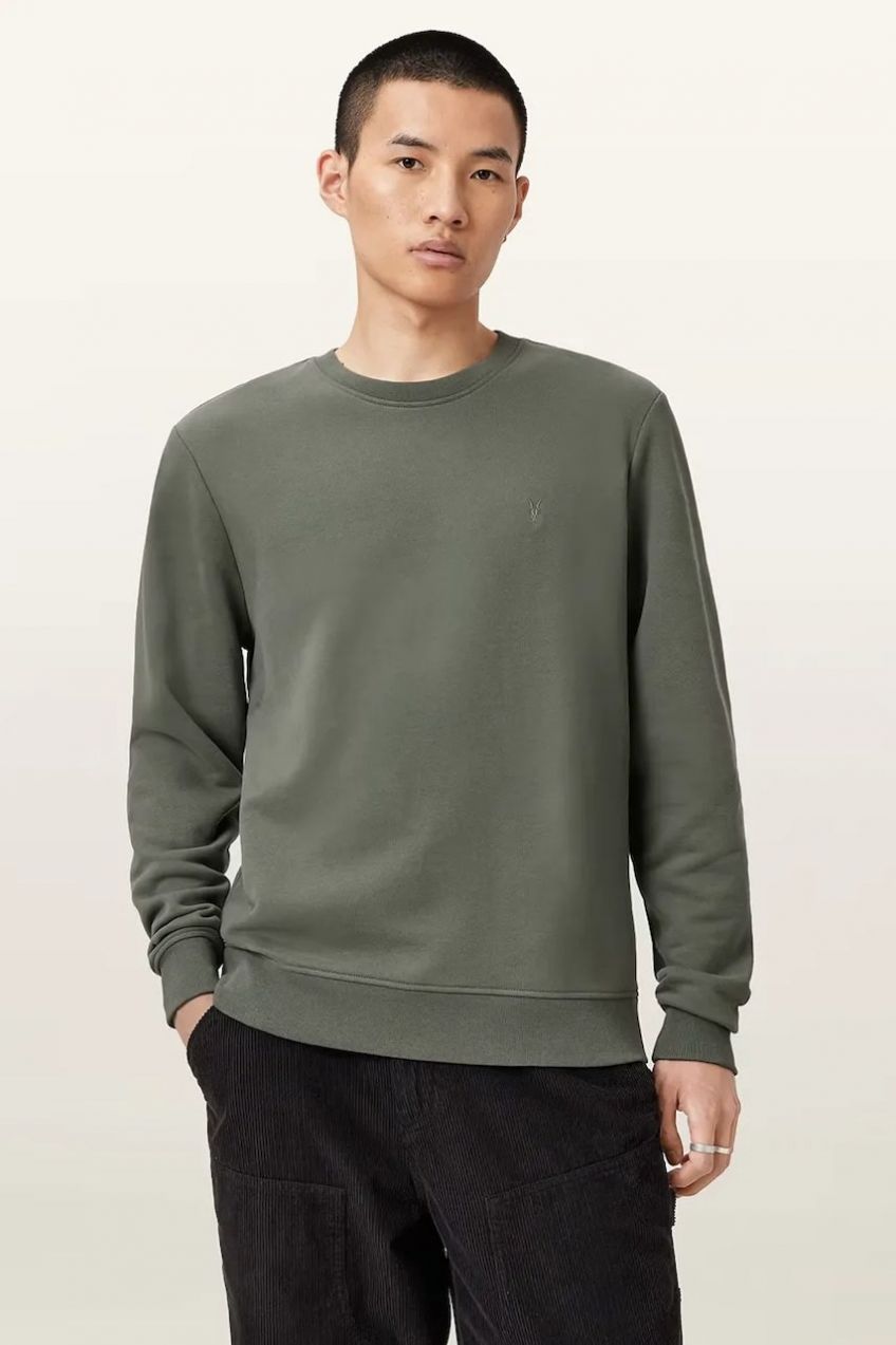 Bavlnená mikina AllSaints RAVEN CREW