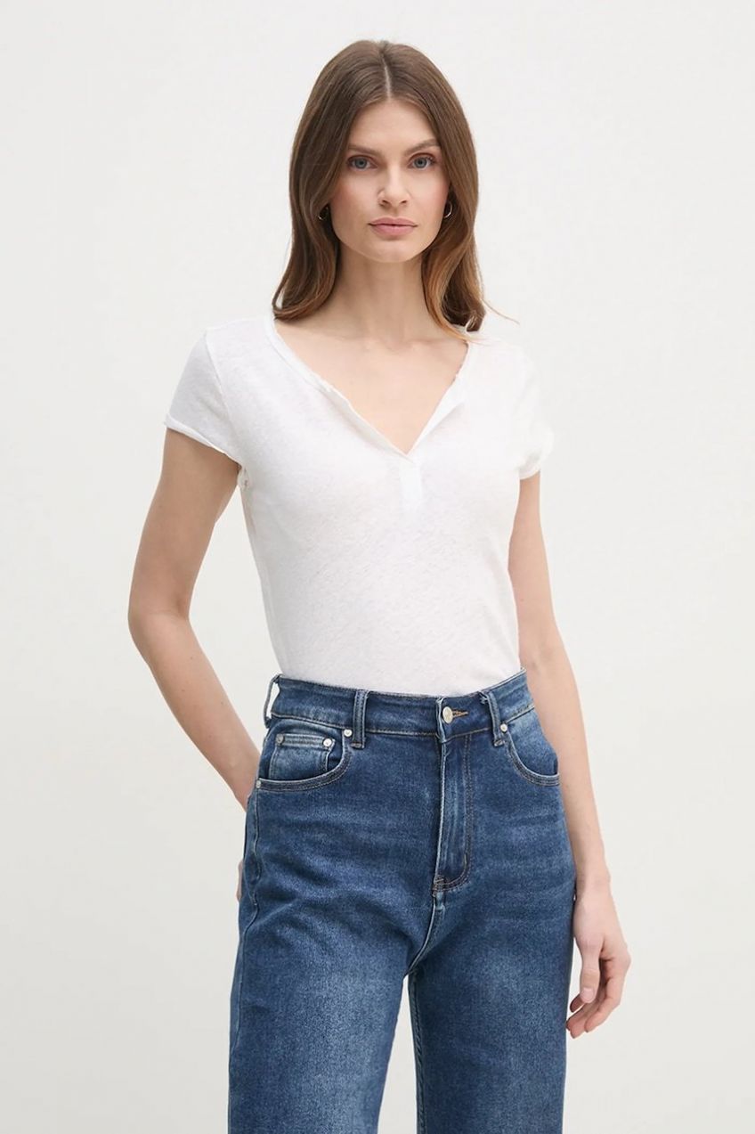 Ľanové tričko Mos Mosh