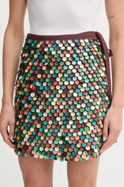 Sukňa s prímesou ľanu Never Fully Dressed