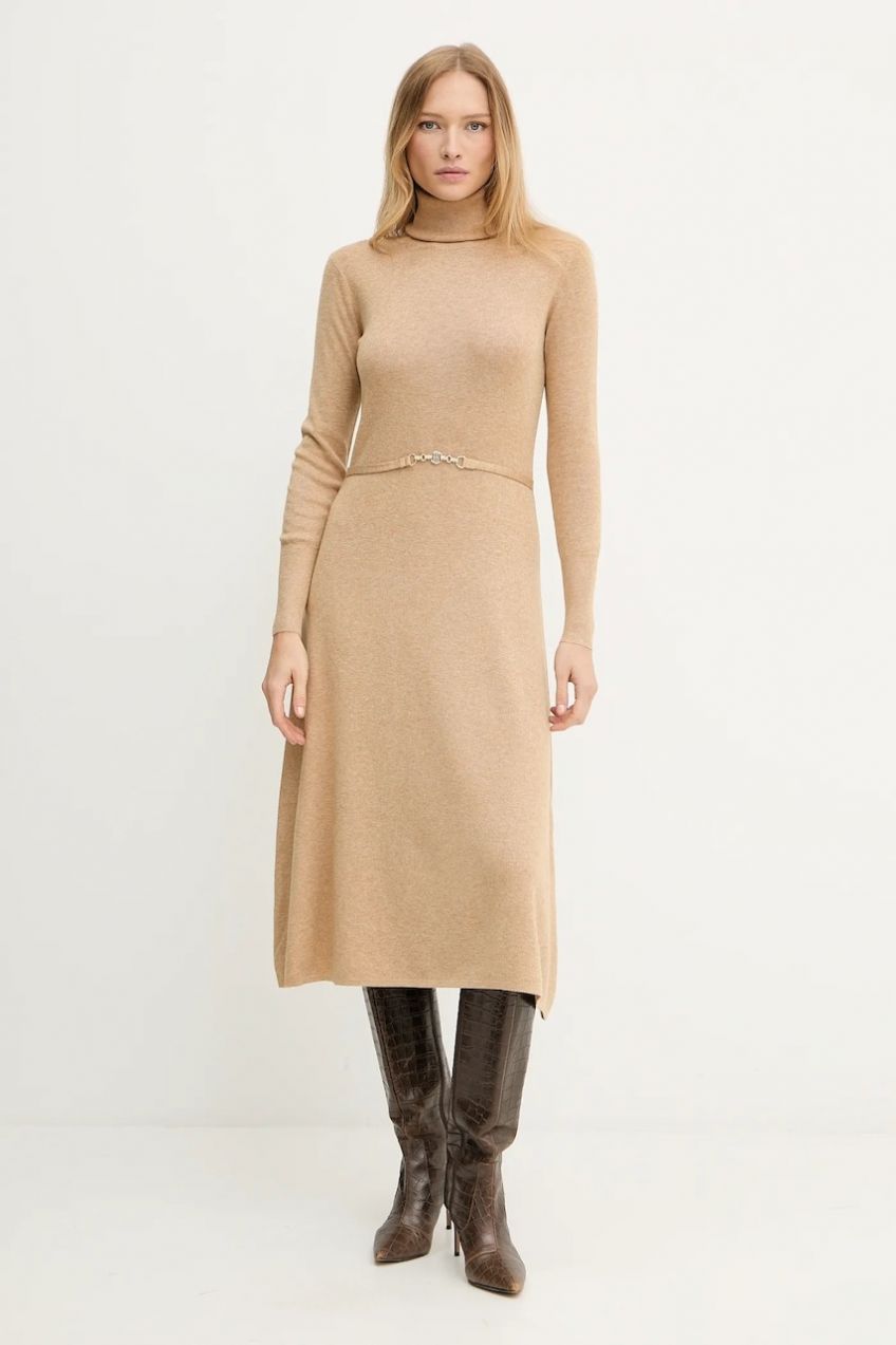 Šaty s prímesou vlny Fracomina