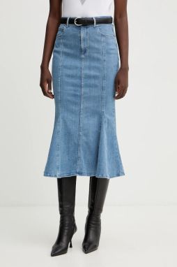 Rifľová sukňa Guess LIA