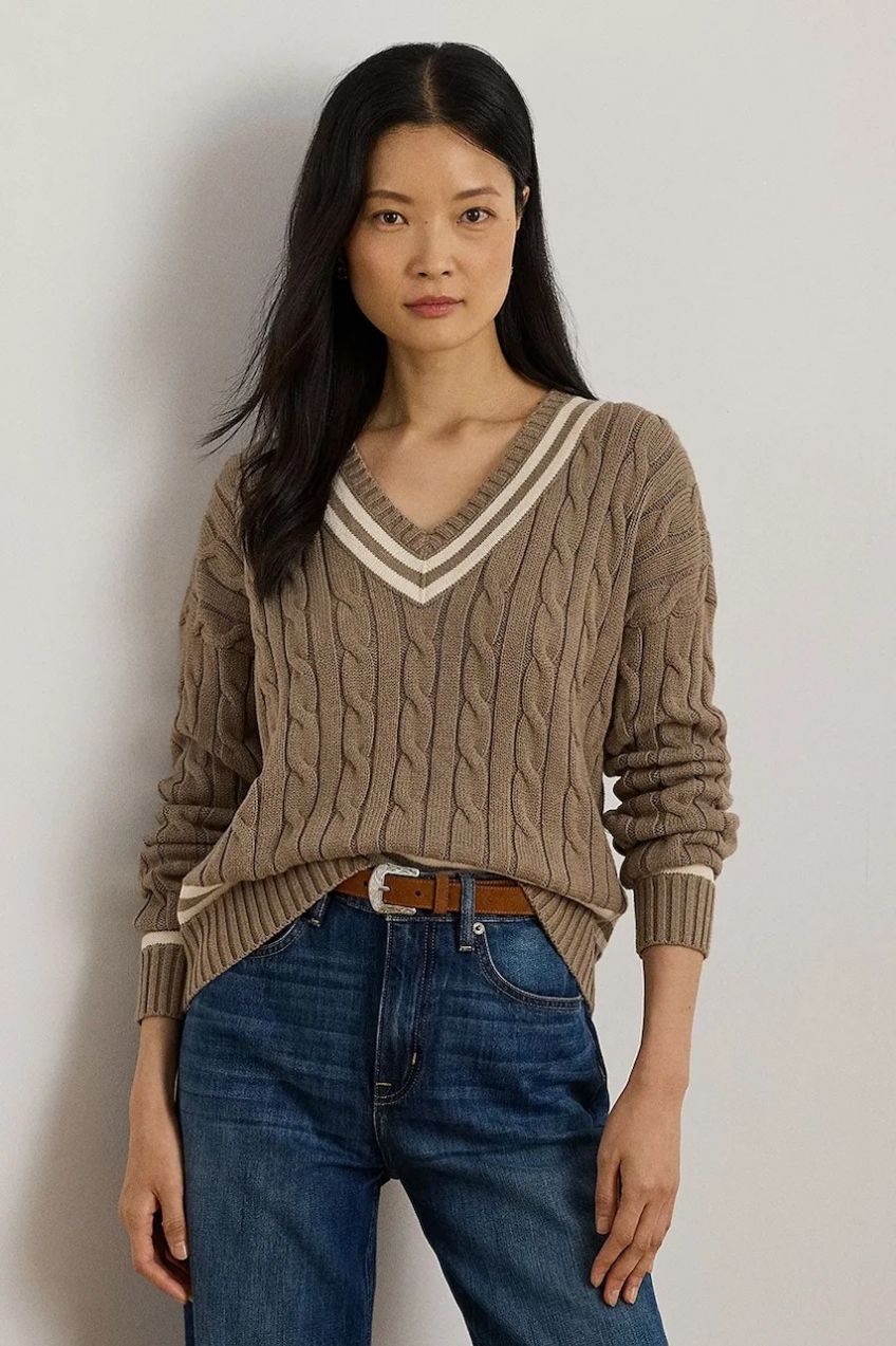 Bavlnený sveter Lauren Ralph Lauren