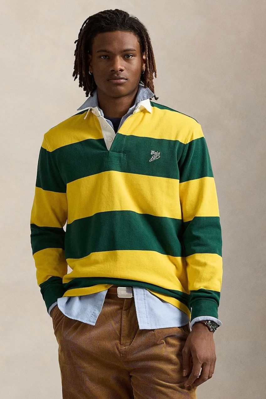 Tričko s dlhým rukávom Polo Ralph Lauren Lsrugbym1 Long Sleeve