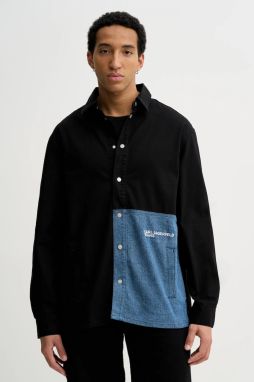 Rifľová košeľa Karl Lagerfeld Jeans