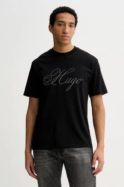 Bavlnené tričko HUGO Dalent