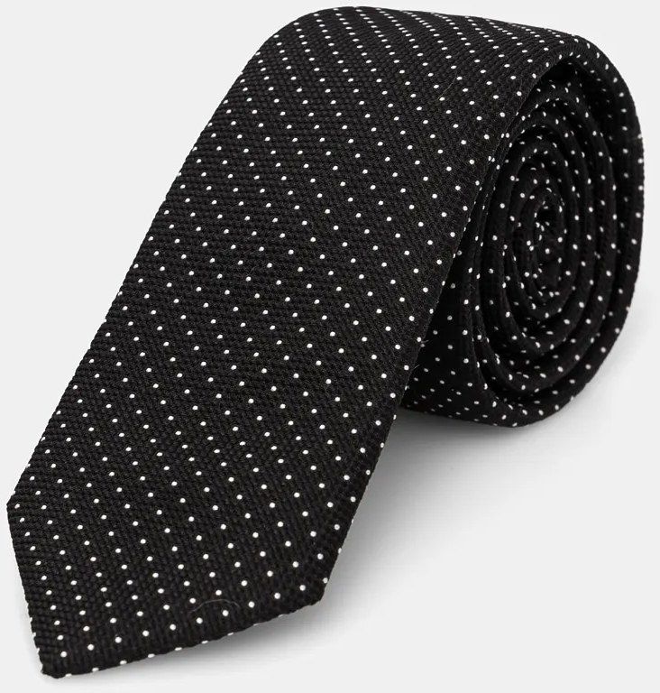 Kravata s prídavkom hodvábu HUGO Tie cm 6