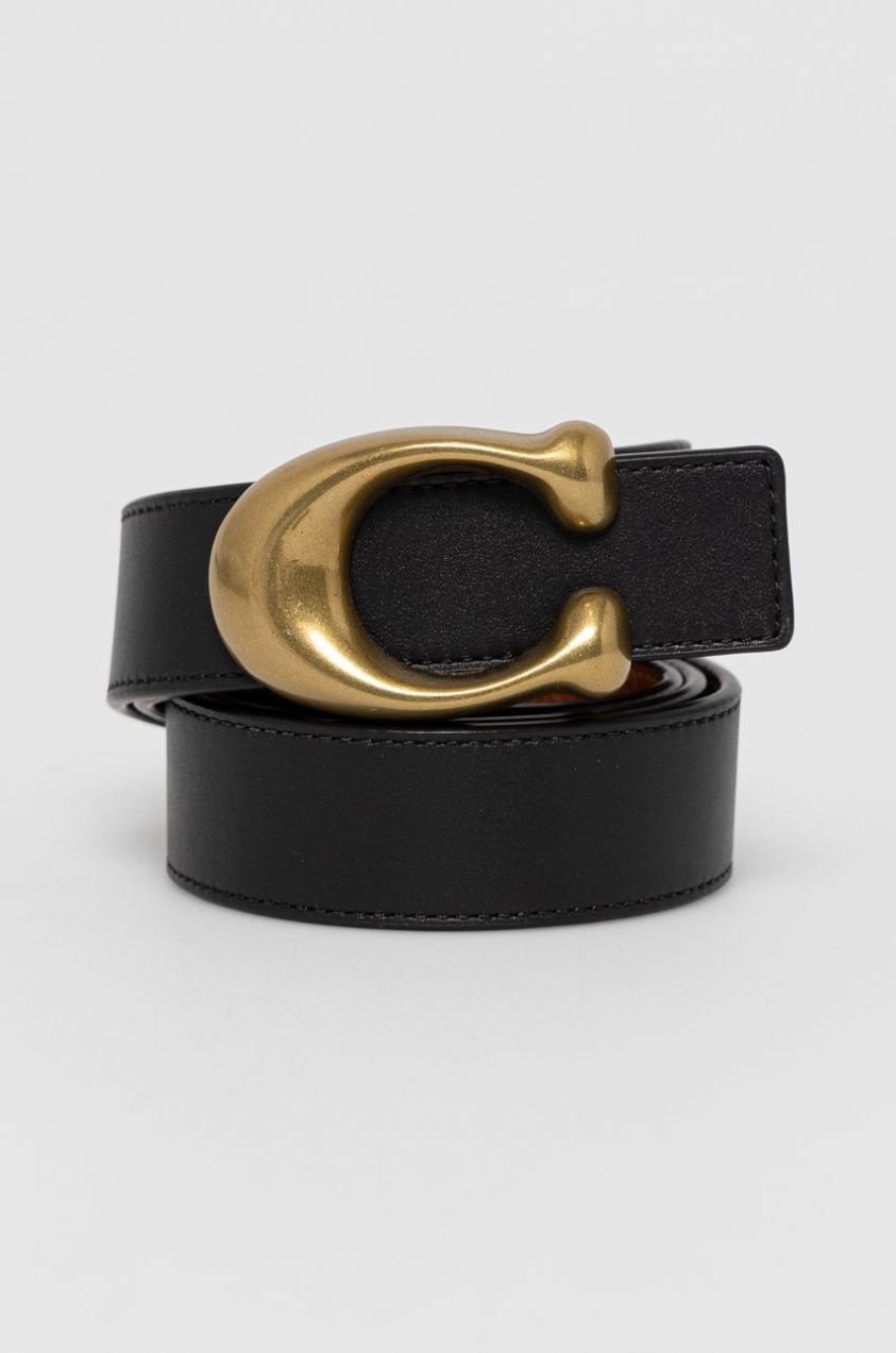 Kožený opasok Coach