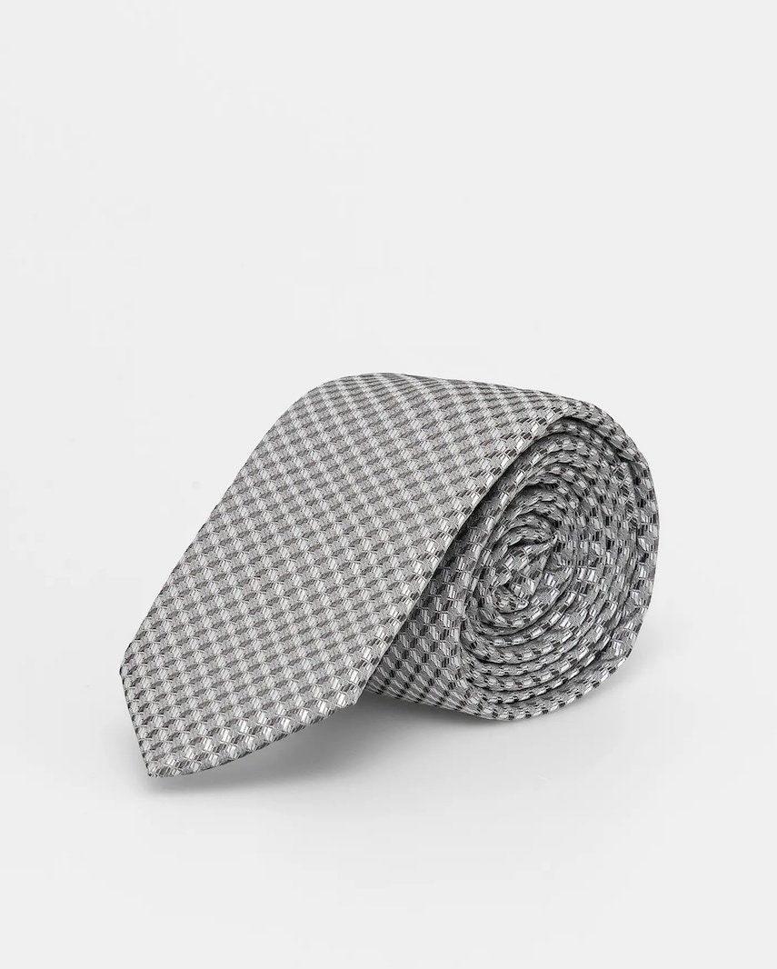 Kravata s prímesou hodvábu HUGO Tie cm 6