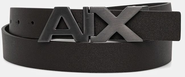 Obojstranný kožený opasok Armani Exchange