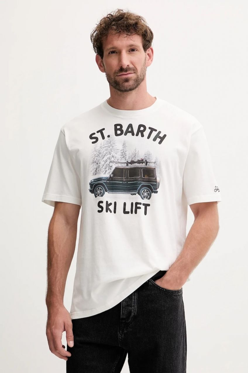 Bavlnené tričko MC2 Saint Barth