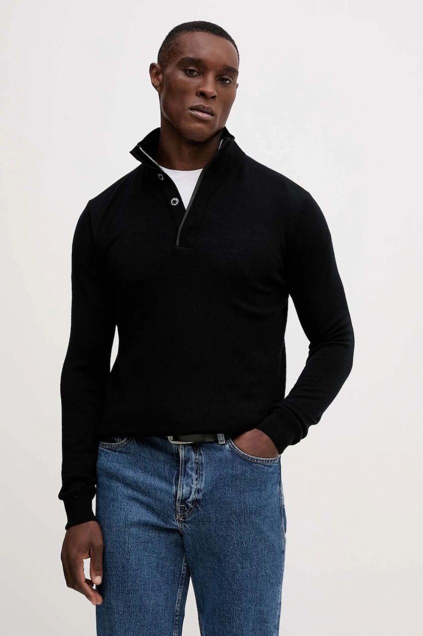 Vlnený sveter Karl Lagerfeld