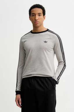Bavlnené tričko s dlhým rukávom adidas Originals