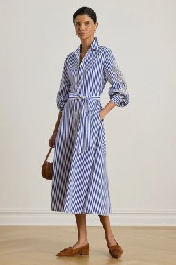 Bavlnené šaty Lauren Ralph Lauren