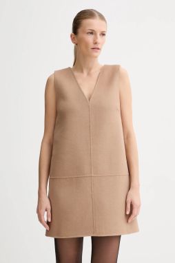 Šaty s prímesou vlny Calvin Klein