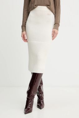 Sukňa s prímesou vlny Armani Exchange