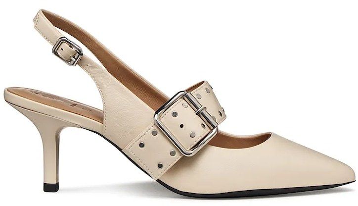 Kožené lodičky Geox D KLEOPY