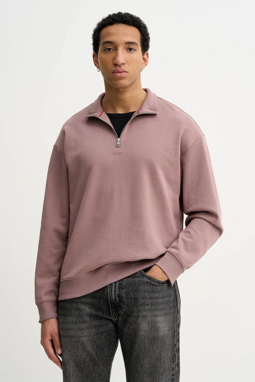 Bavlnená mikina HUGO Durty244