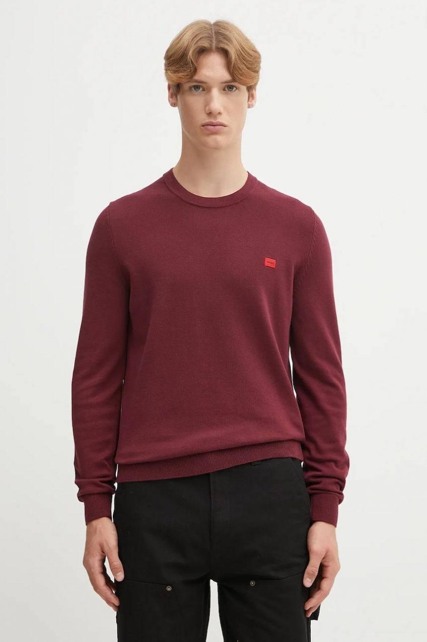 Bavlnený sveter HUGO San Cassius-C1