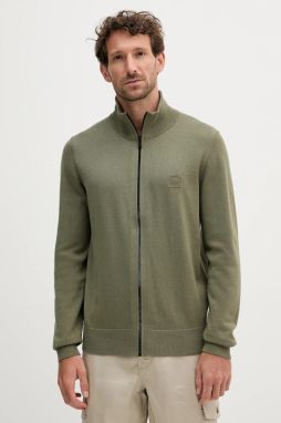 Kardigán s prímesou kašmíru BOSS Orange Kanozip_S