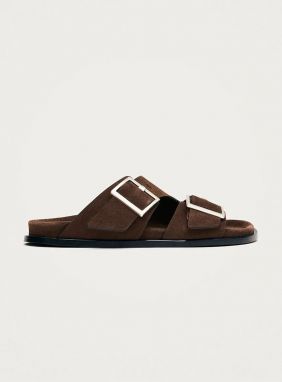 Semišové šľapky Alohas Alba