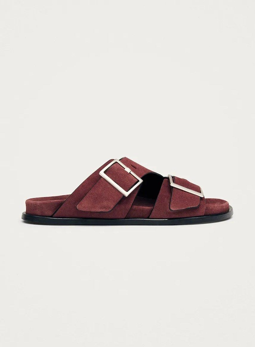 Semišové šľapky Alohas Alba