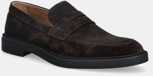 Semišové mokasíny BOSS Calev