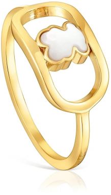 Pozlátený prsteň Tous