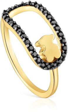 Pozlátený prsteň Tous