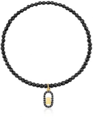 Pozlátený strieborný náramok Tous