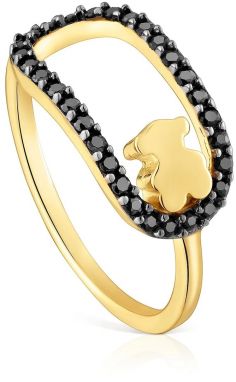 Pozlátený prsteň Tous