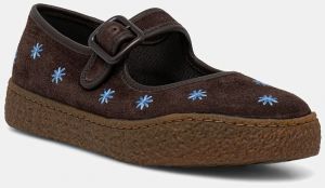 Semišové baleríny Camper Peu Terreno