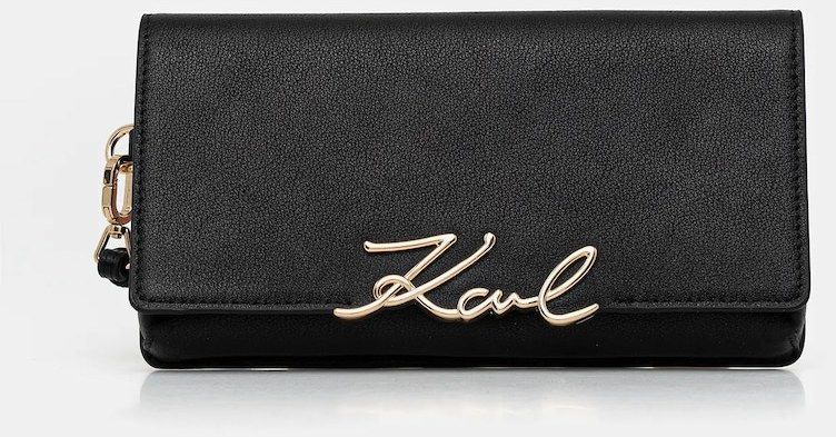 Kožená peňaženka Karl Lagerfeld K/SIGNATURE