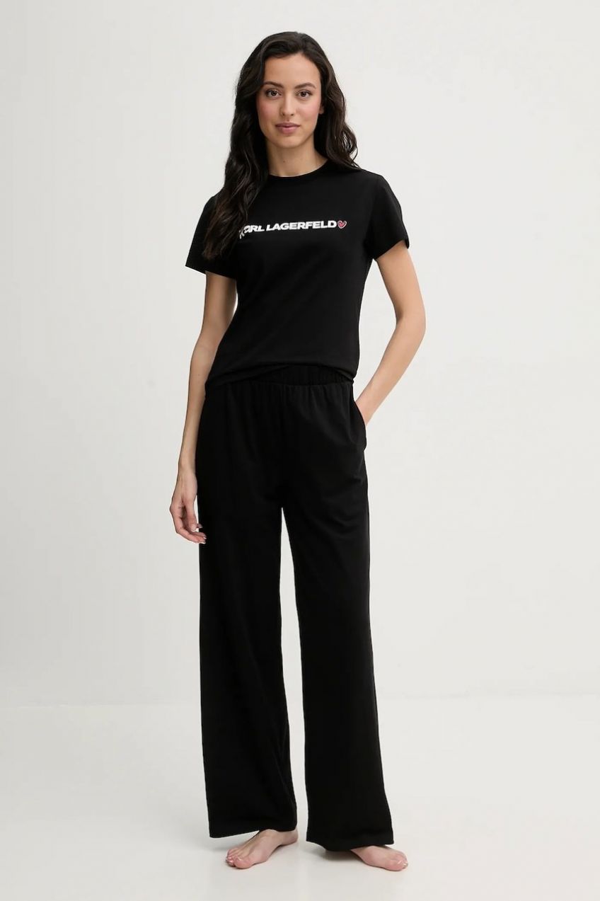 Bavlnené pyžamo Karl Lagerfeld IKON