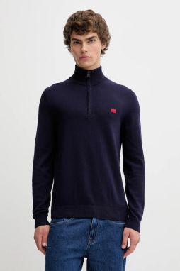 Bavlnený sveter HUGO San Quintus-C