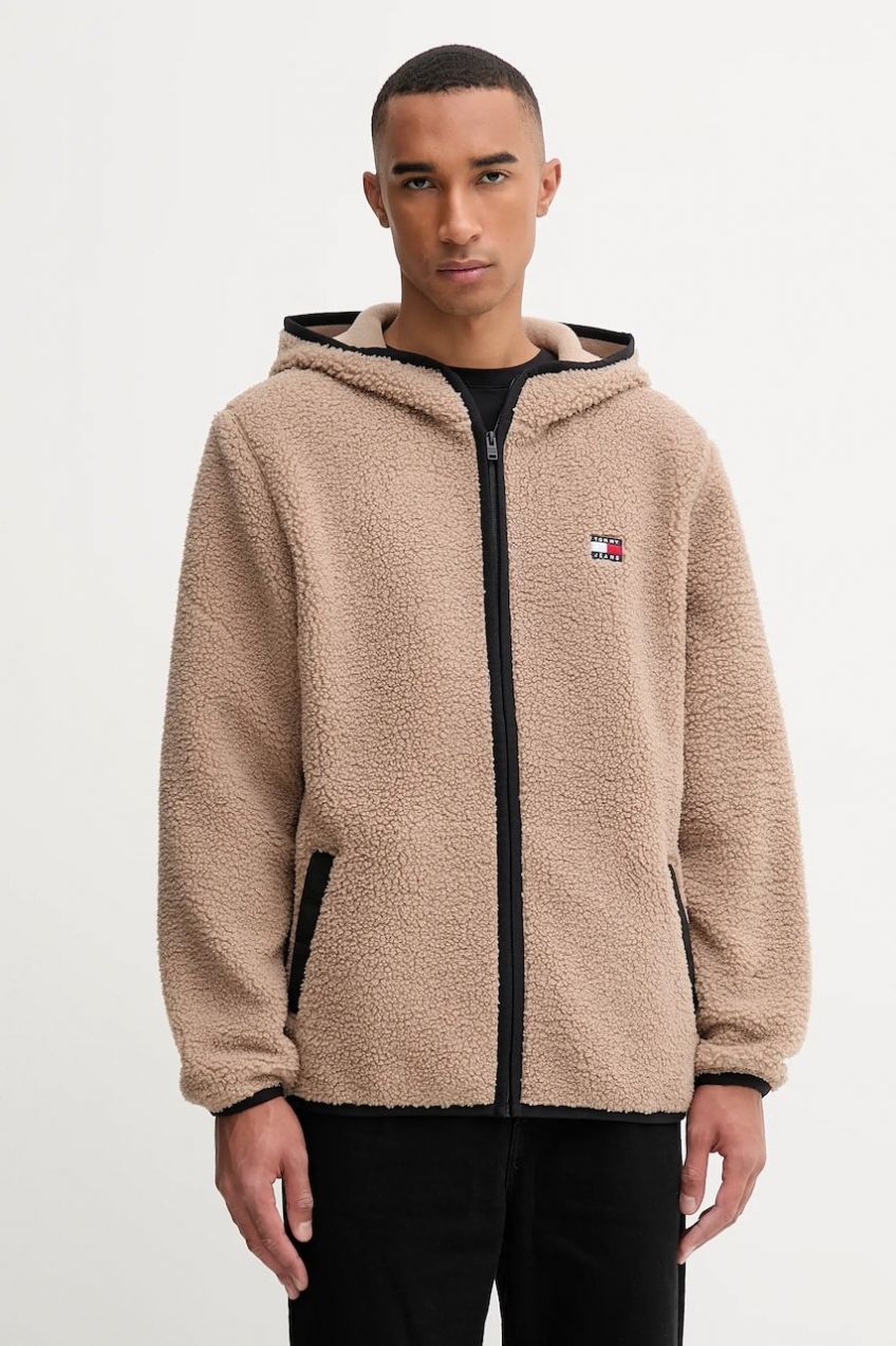 Fleecová mikina Tommy Jeans