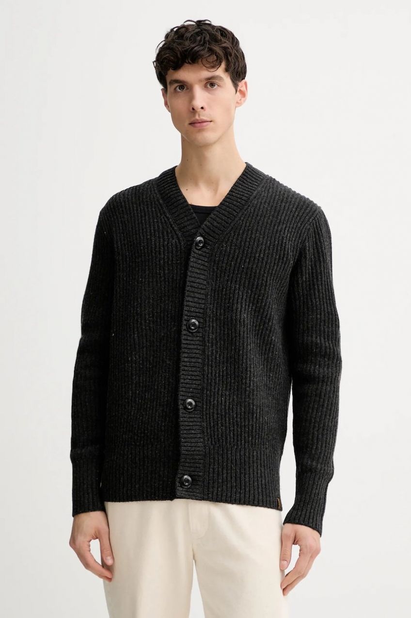 Kardigan s prímesou vlny G-Star Essential