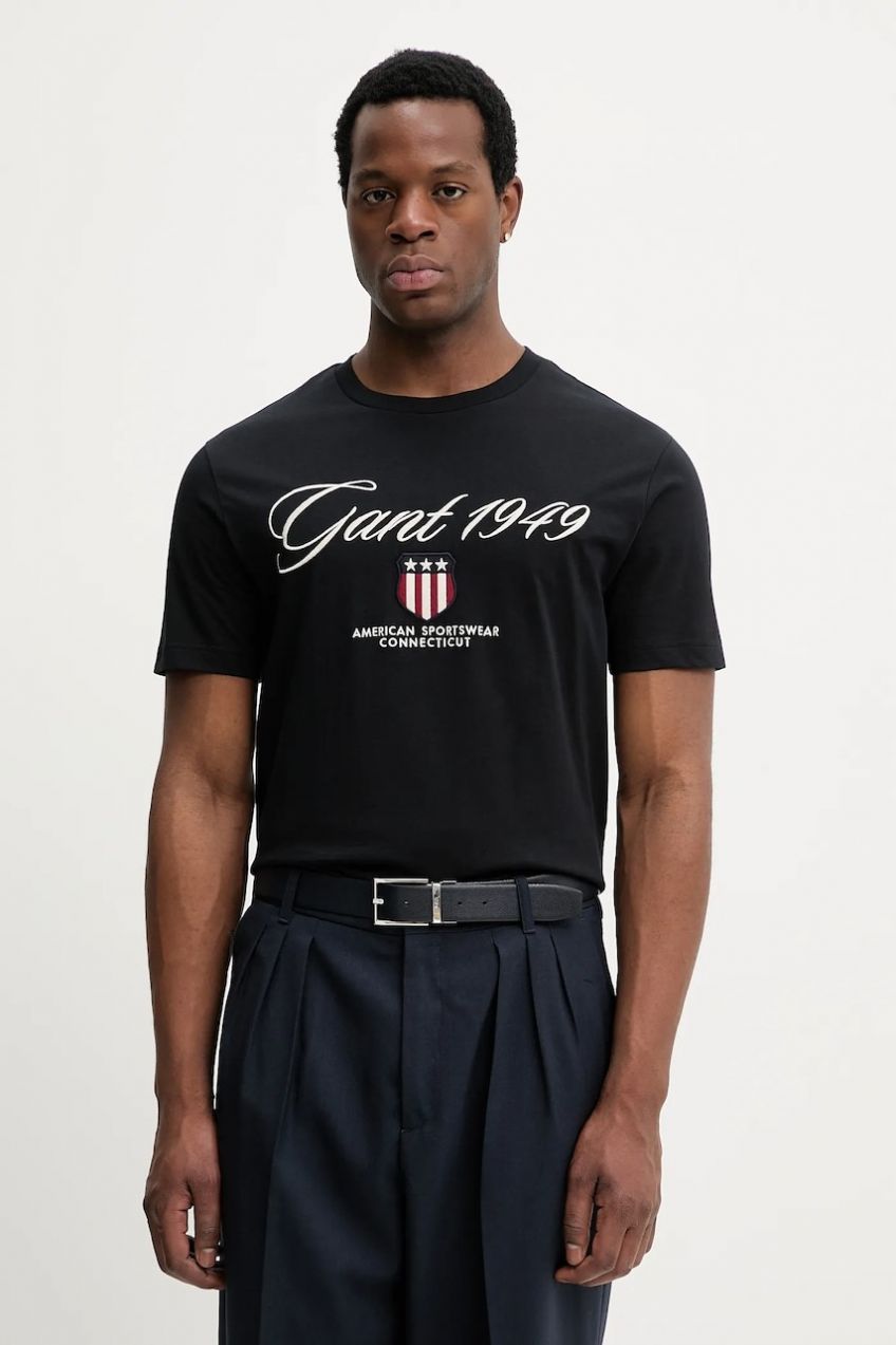Bavlnené tričko Gant