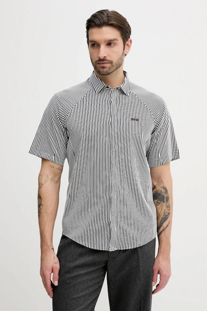 Bavlnená košeľa BOSS Green ST_Excurse S