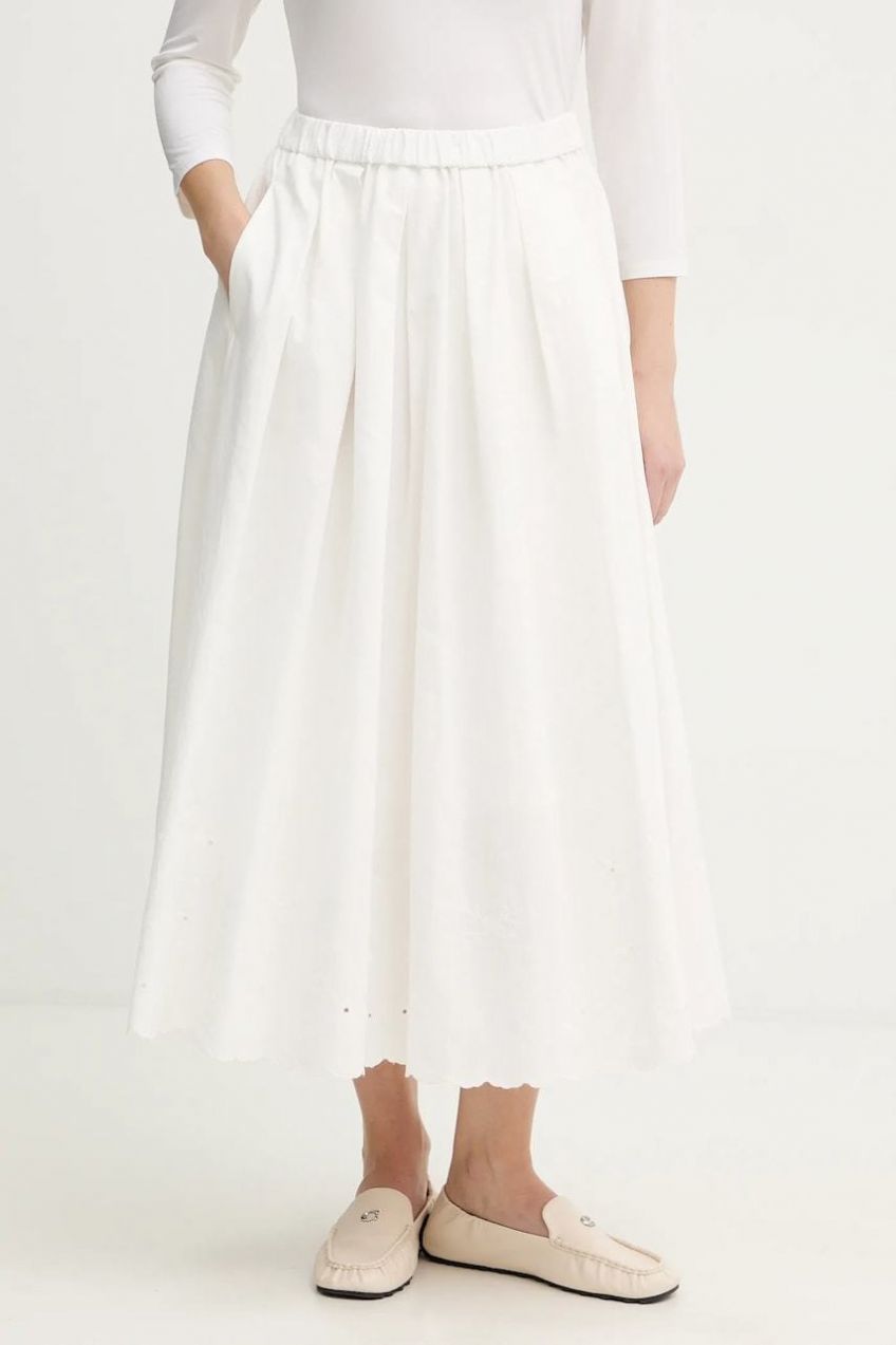 Ľanová sukňa Weekend Max Mara PIO