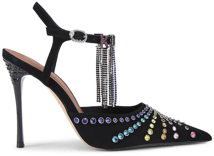 Semišové lodičky Kurt Geiger London Kurt Crystal Point