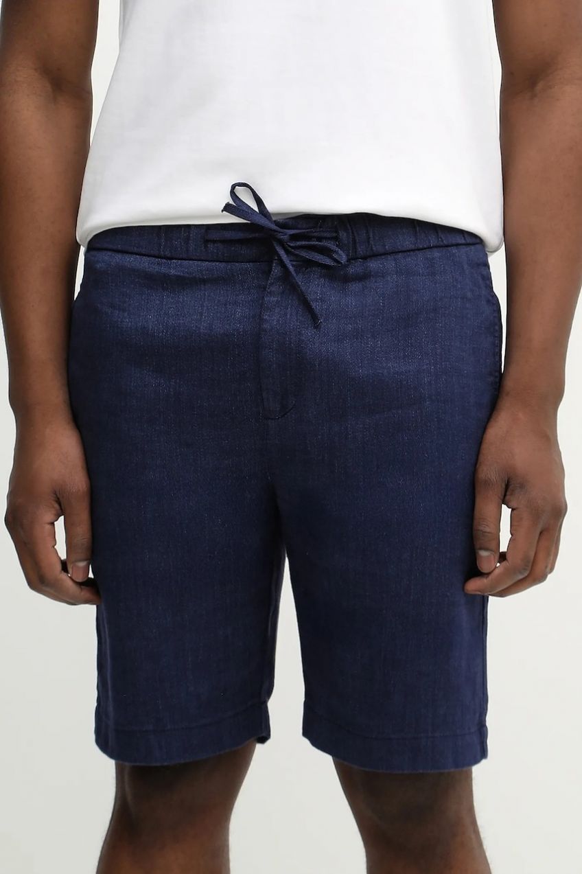 Šortky s prímesou ľanu Frescobol Carioca